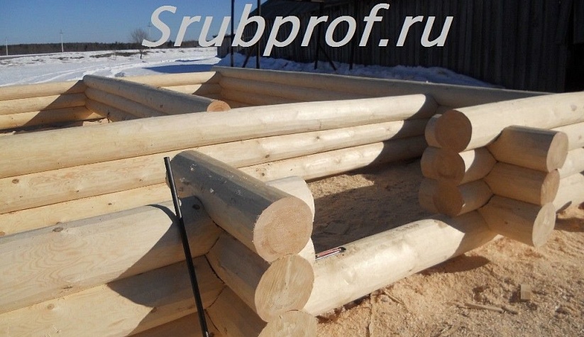 Сруб бани 6х6