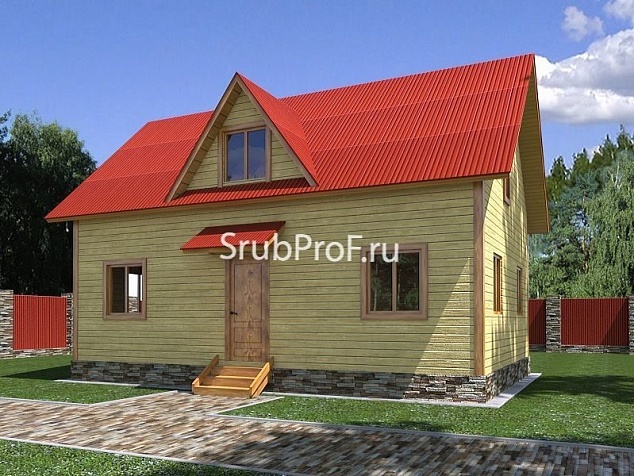 Дом из бруса Щербинка 6х9