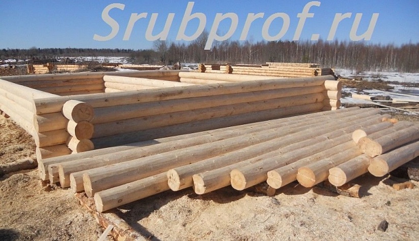 Сруб бани 6х6