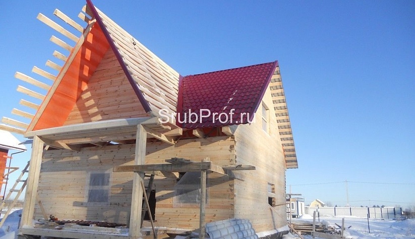 Дом из профилированного бруса 7,5х8,5