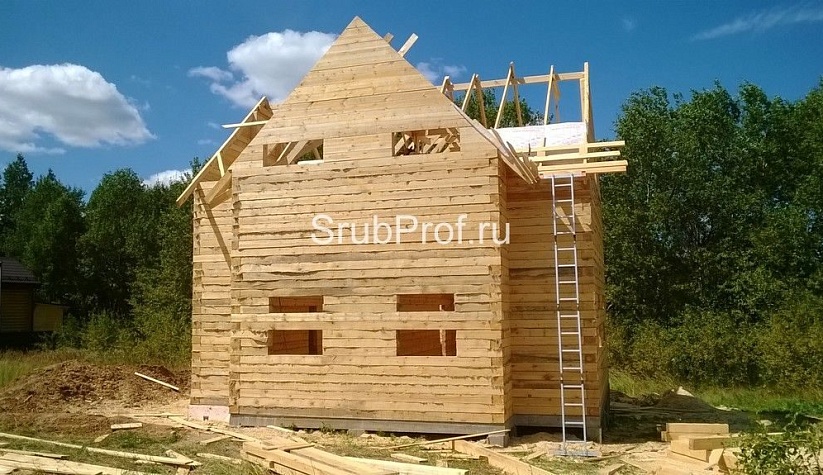 Дом из бруса 8х9