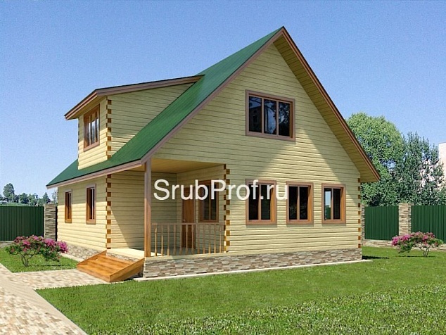 Дом из бруса Троицк 8,4х10,4