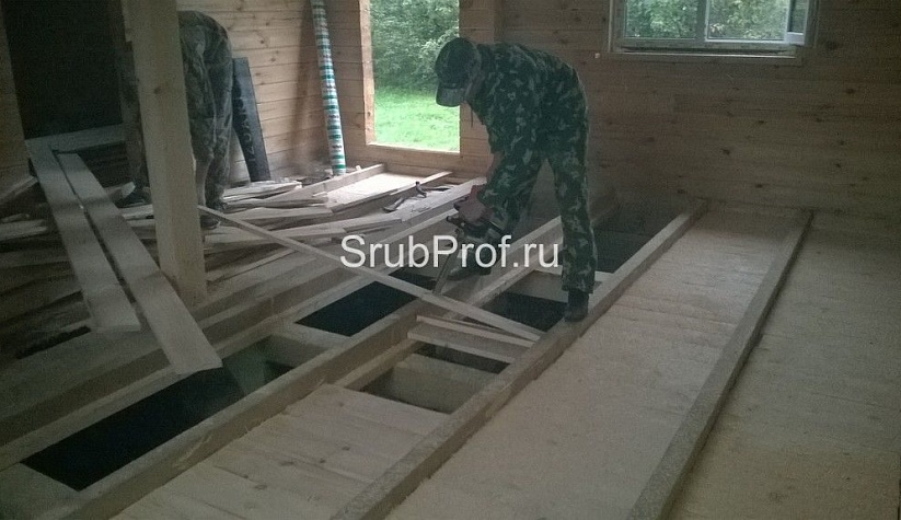 Отделка дома из профилированного бруса под ключ 6х8