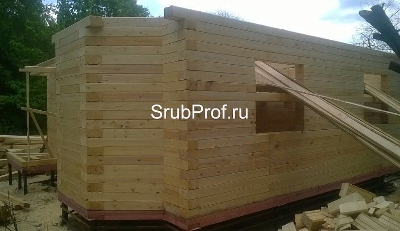 Дом из бруса 7х10 Рогово