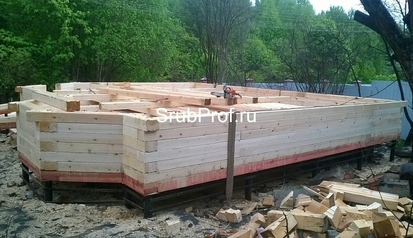 Дом из бруса 7х10 Рогово
