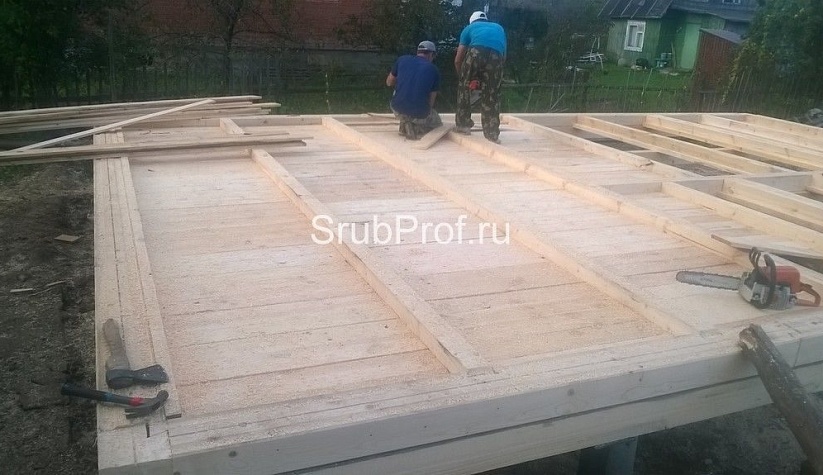 Одноэтажный дом из профилированного бруса 6х9
