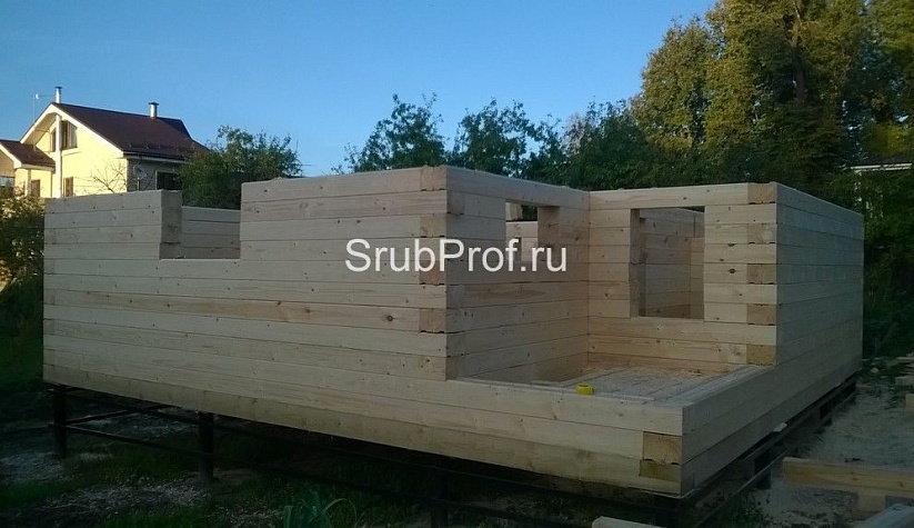 Баня из профилированного бруса 6х6