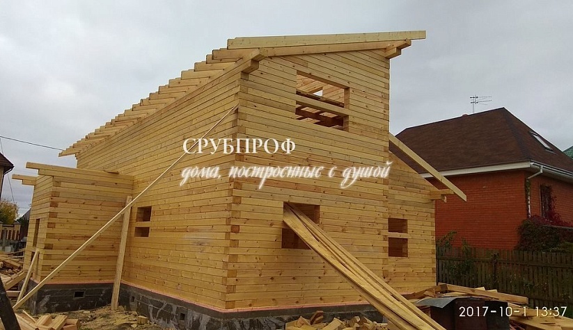 Дом из профилированного бруса в Павловском Посаде