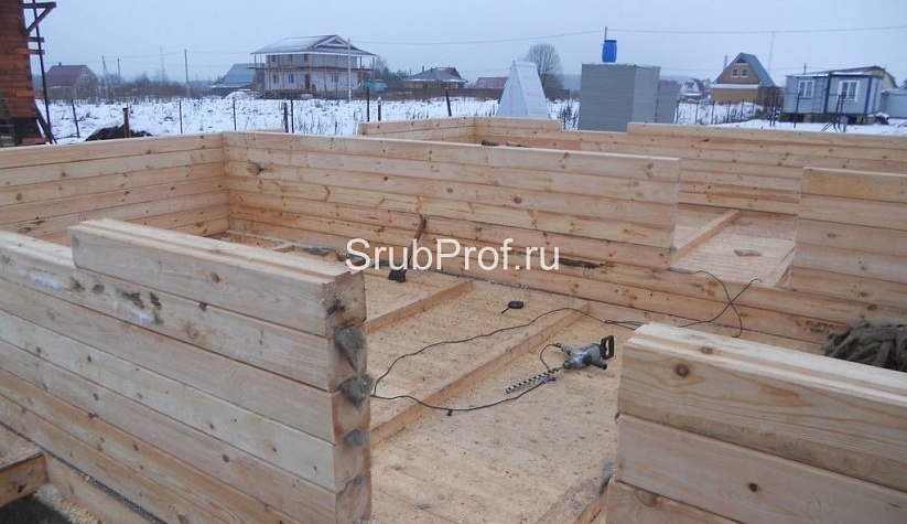Дом из профилированного бруса 7,5х8,5