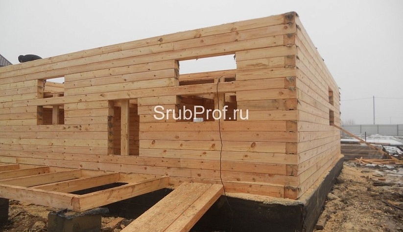 Дом из профилированного бруса 7,5х8,5