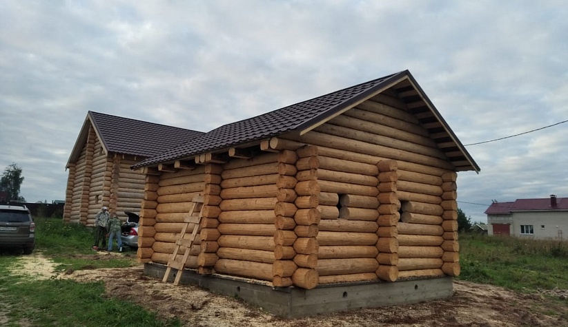 Баня дачная. Костромская область, Красносельский район. д.Марфино