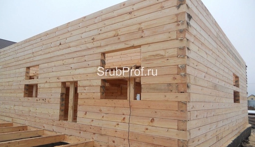 Дом из профилированного бруса 7,5х8,5
