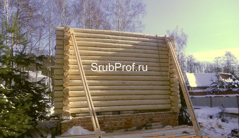 Дом из строганного бревна 7х7