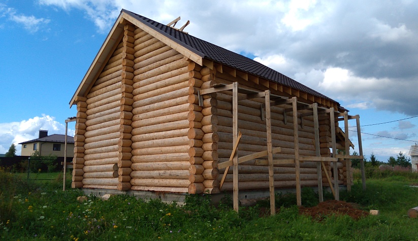 Дом 8х10м. Костромская обл., Красносельский район. д.Марфино