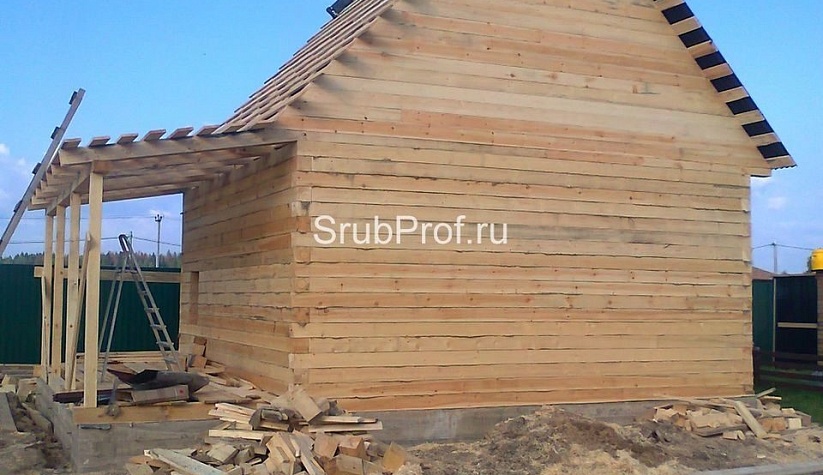 Баня из бруса 6х6