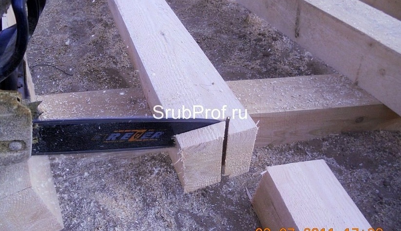 Дом из бруса 8х10 под усадку