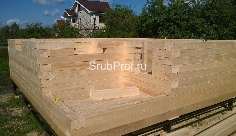 Баня из профилированного бруса 6х6