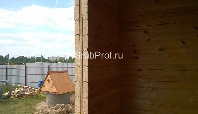 Отделка дома из профилированного бруса