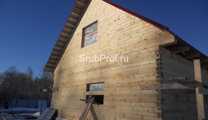 Дом из профилированного бруса 7,5х8,5
