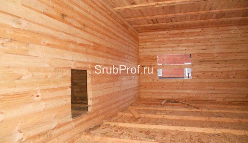 Дом из профилированного бруса 7,5х8,5