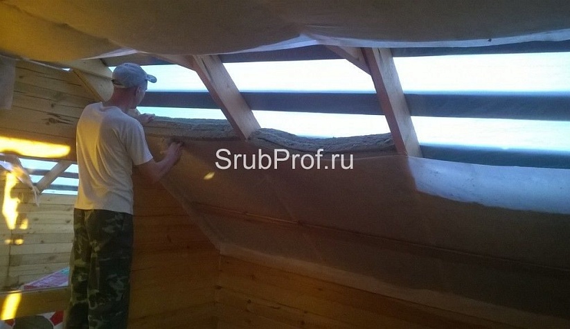 Отделка дома из профилированного бруса