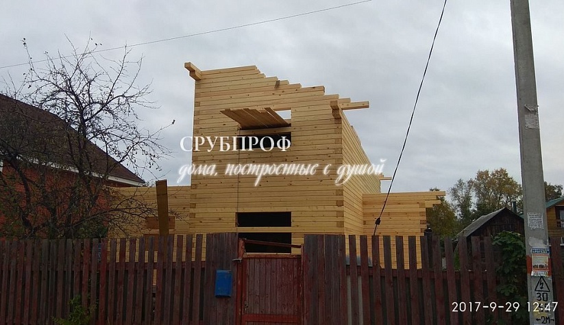 Дом из профилированного бруса в Павловском Посаде