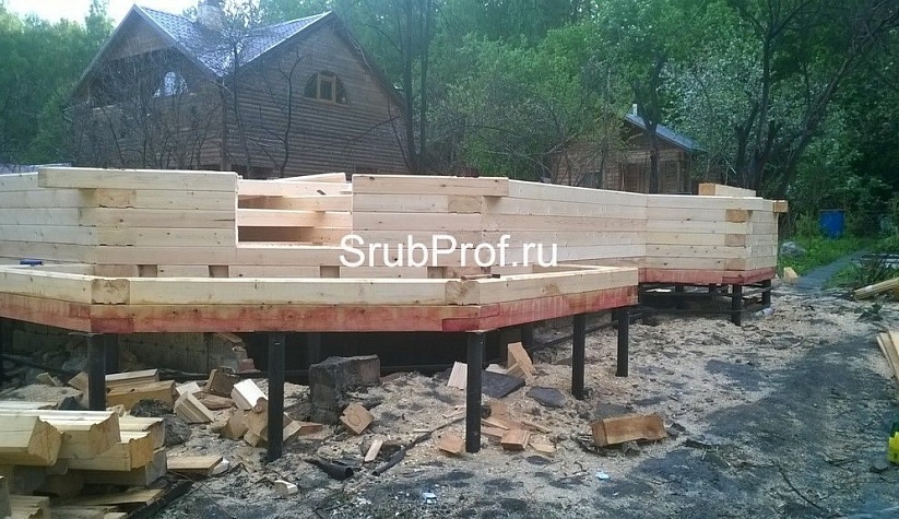Дом из бруса 7х10 Рогово