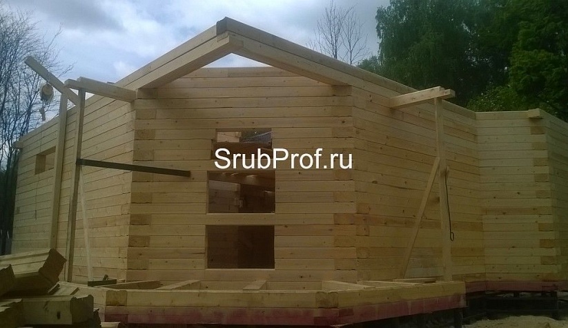 Дом из бруса 7х10 Рогово