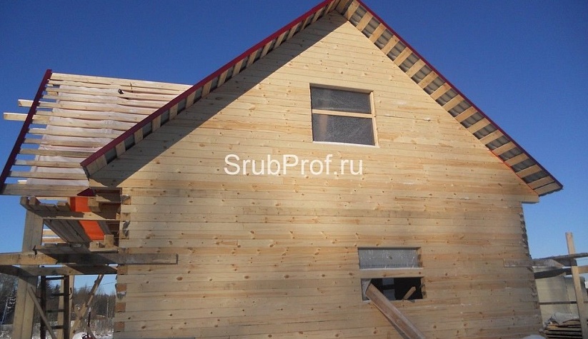 Дом из профилированного бруса 7,5х8,5