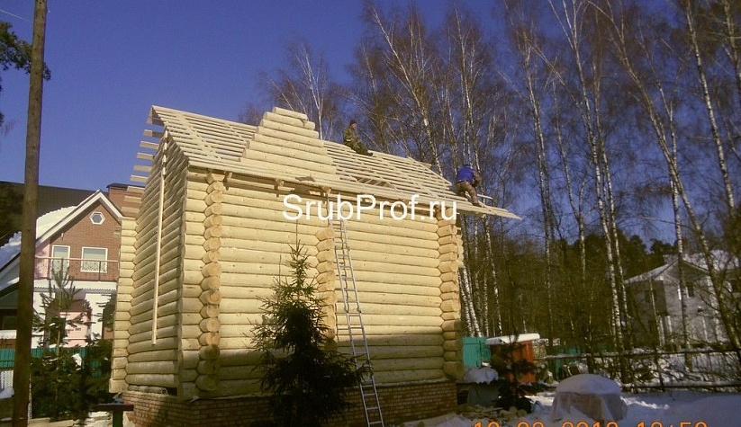 Дом из строганного бревна 7х7