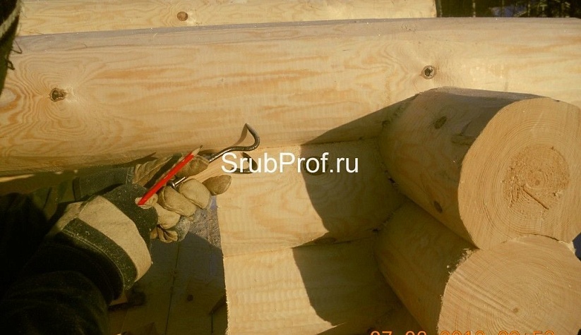 Дом из строганного бревна 7х7